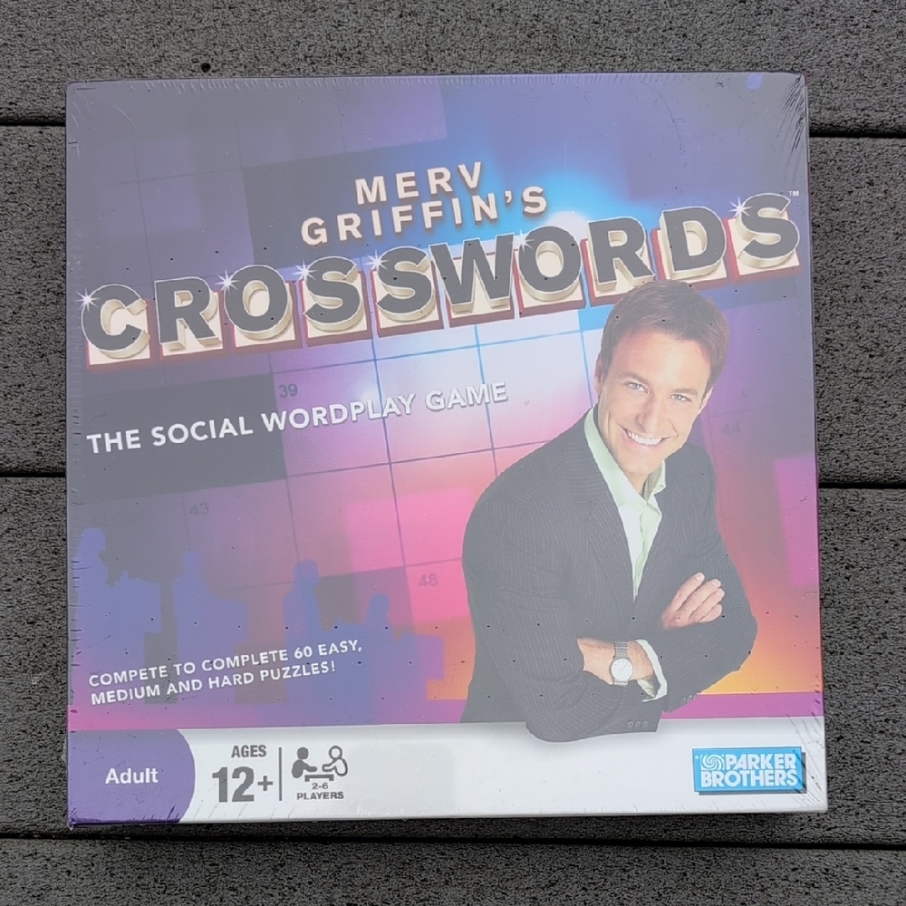 NWT Merv Griffin's Crosswords Game | Crosswords Board Game Parker Brothers